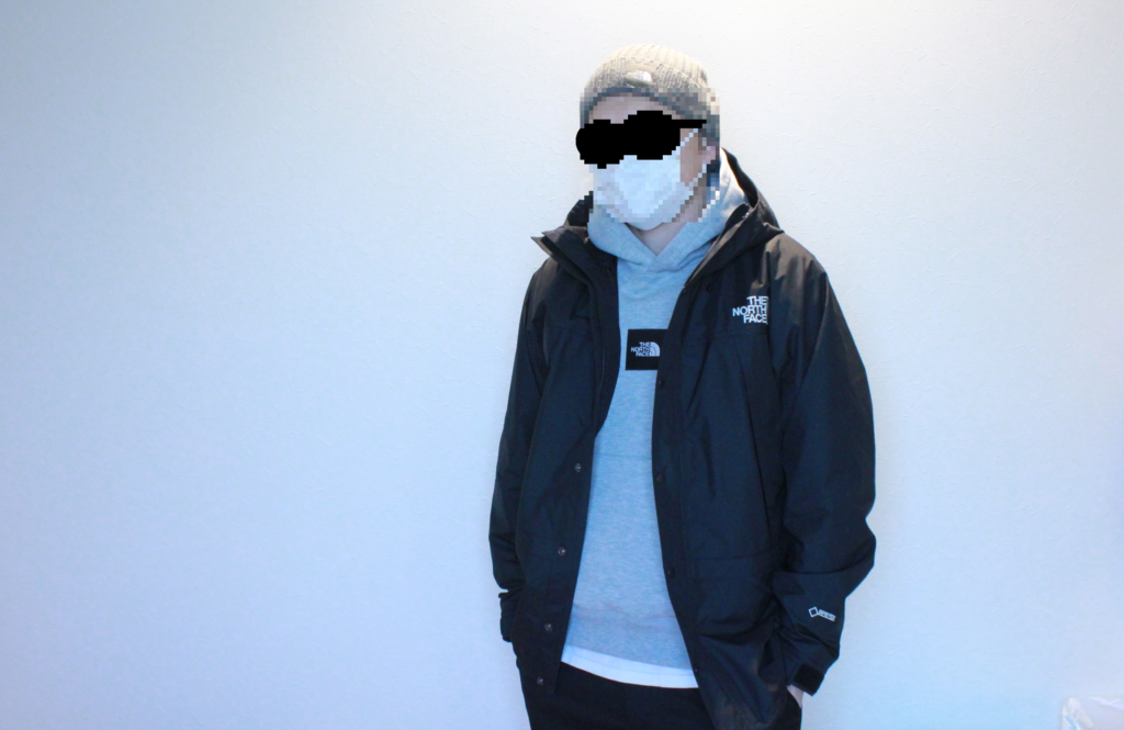 直営店限定販売！ノースフェイスのヘザーロゴビッグフーディーXL  